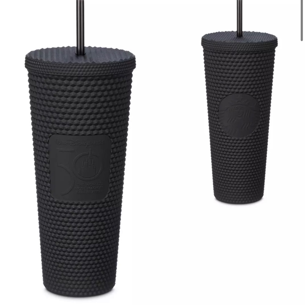 Loungefly/Starbucks Disney Parks Black Matte/Woven Bundle - Picture 4 of 16
